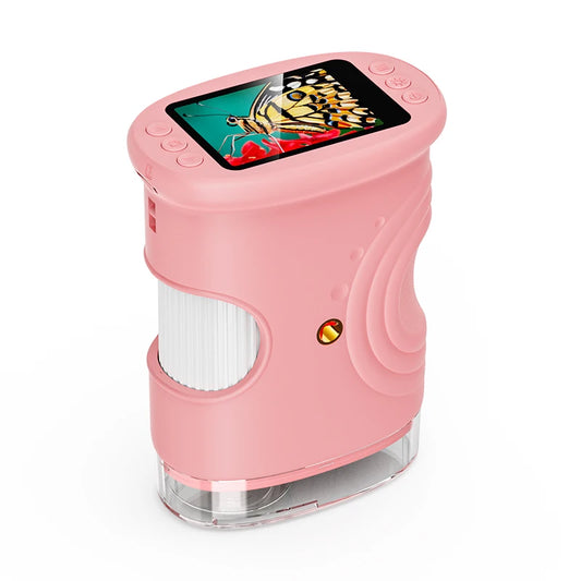 The Pocket Microscope That Ends "Why?" With "Look." 1000X Handheld Digital Microscope for Kids | Ages 6+